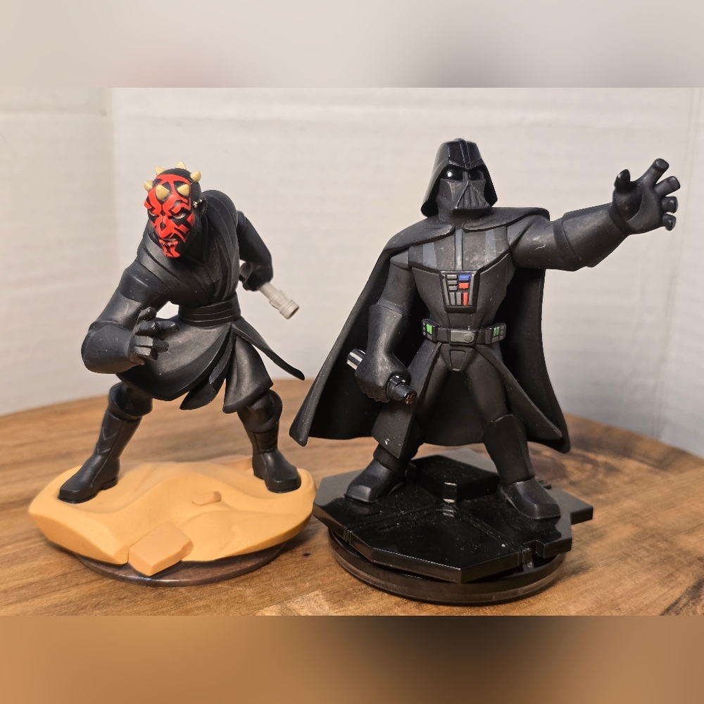 Star Wars Darth Vader and Darth Maul Disney Infinity Game 4" Figures Toys-to-Lif